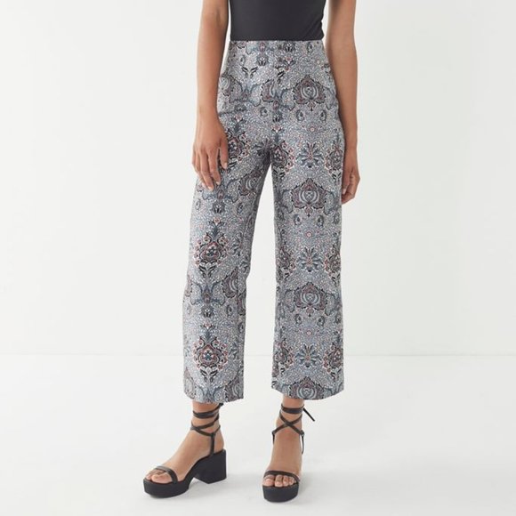 NEW ✨ Urban Outfitters High Rise Wide Leg Crops 4 - Picture 1 of 13
